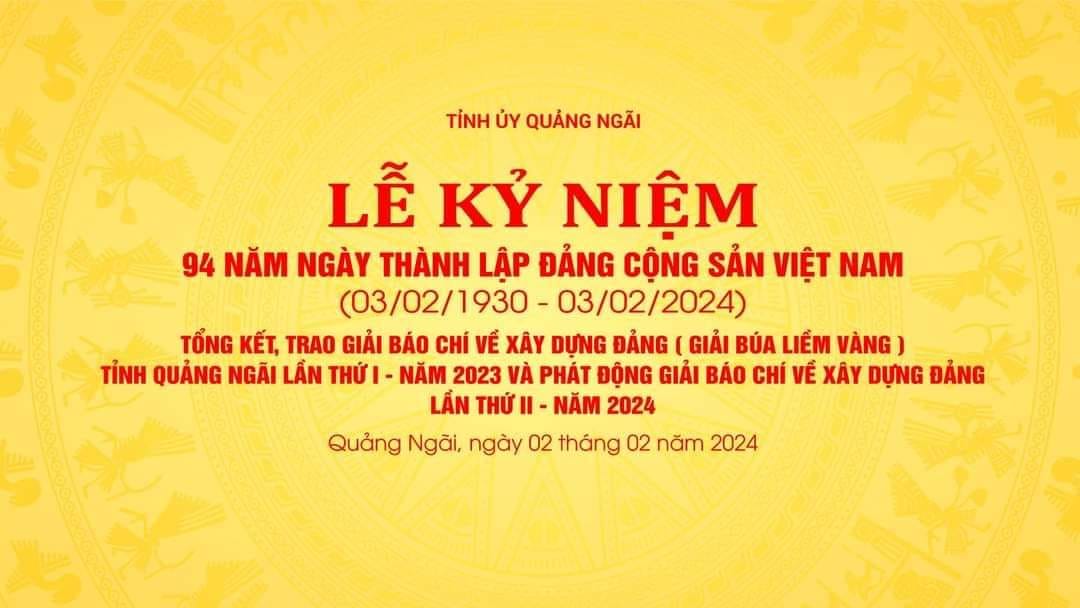 Video: Tổ chức Lễ kỷ niệm 94 năm Ngày thành lập Đảng Cộng sản Việt Nam và trao Giải báo chí về xây dựng Đảng