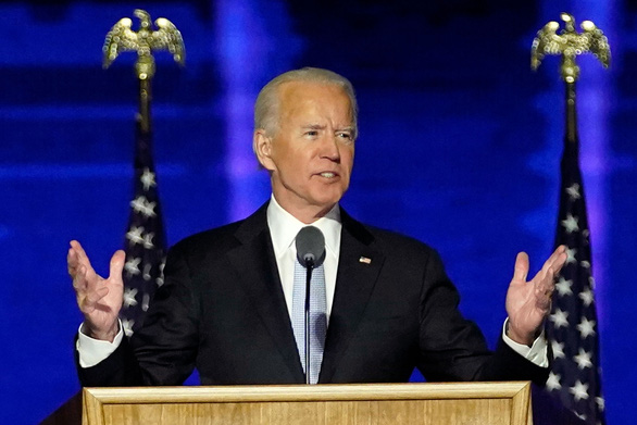 Ông Joe Biden đắc cử Tổng thống thứ 46 của Hoa Kỳ