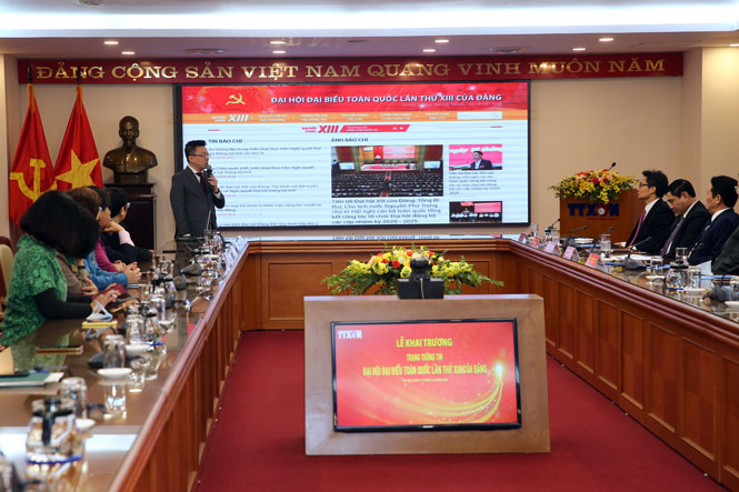 Ra mắt Trang thông tin về Đại hội lần thứ XIII của Đảng