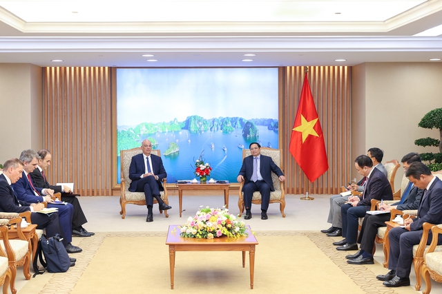 Thủ tướng Phạm Minh Chính tiếp Bộ trưởng Ngoại giao Hy Lạp