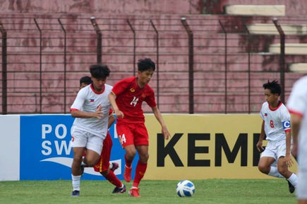 U16 Việt Nam tiếp tục thắng đậm ở Giải U16 Đông Nam Á