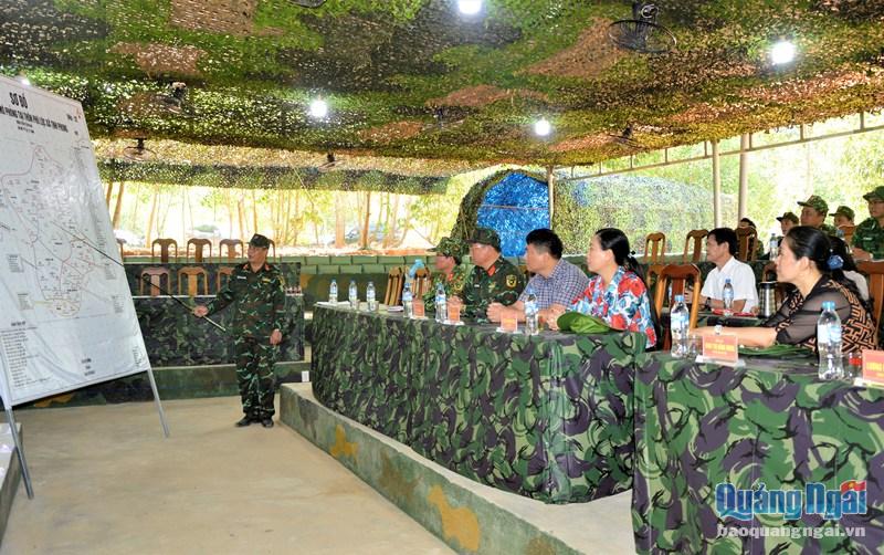 Bí thư Tỉnh ủy Bùi Thị Quỳnh Vân kiểm tra công tác chuẩn bị diễn tập khu vực phòng thủ tỉnh năm 2022