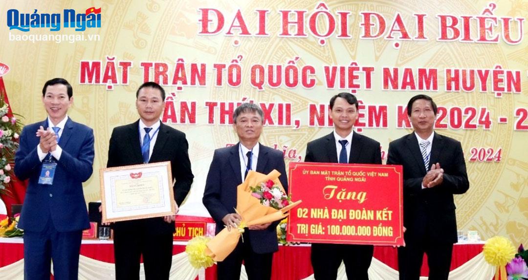 Đại hội đại biểu MTTQ Việt Nam huyện Tư Nghĩa lần thứ XII