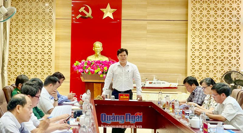 Phó Chủ tịch UBND tỉnh Trần Phước Hiền: Làm việc với huyện Lý Sơn