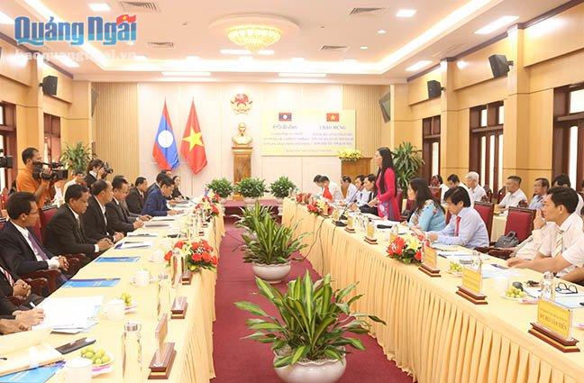 Thắt chặt tình đoàn kết giữa Quảng Ngãi với các tỉnh Nam Lào