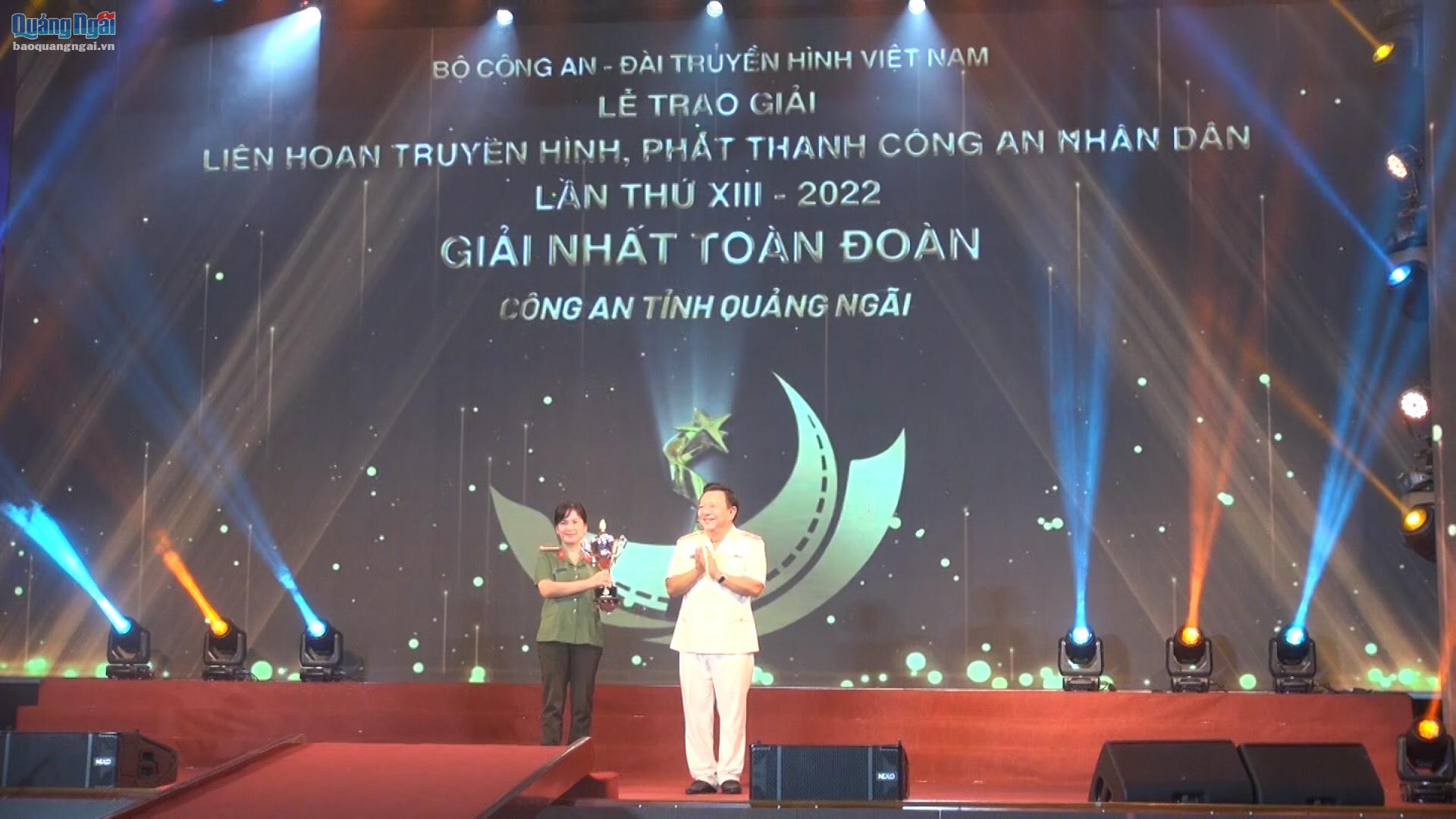 Công an tỉnh Quảng Ngãi đoạt giải Nhất toàn đoàn Liên hoan Truyền hình - Phát thanh CAND